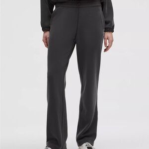 lululemon softstreme Gray/black Straight Leg Pants